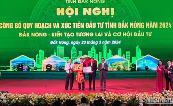 Đắk Nông tổ chức Công bố Quy hoạch tỉnh và Xúc tiến đầu tư năm 2024