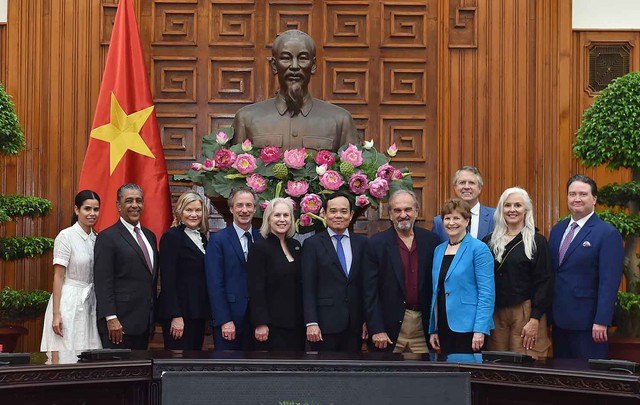 Phó Thủ tướng tiếp Đoàn nghị sĩ lưỡng đảng Hoa Kỳ - Ảnh: VGP/Hải Minh