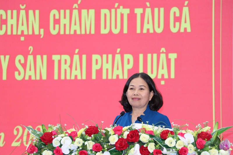 Bà Nguyễn Thị Yến - Phó Bí thư Thường trực Tỉnh uỷ