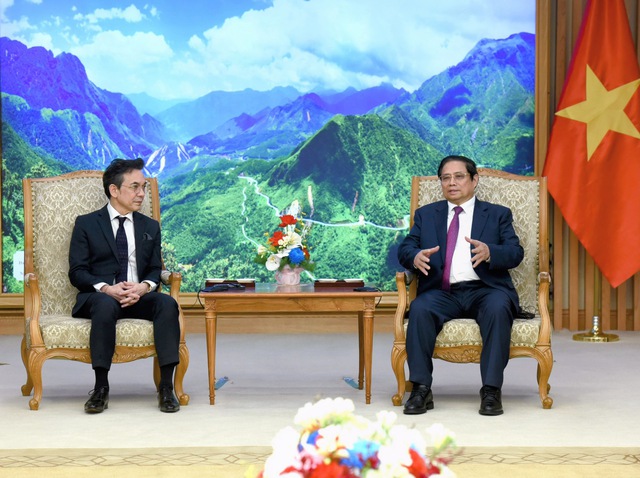 Thủ tướng đề nghị hai nước hợp tác phát huy các lợi thế bổ sung cho nhau về kinh tế - Ảnh: VGP/Nhật Bắc