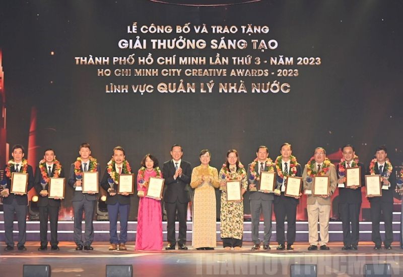 Các cá nhân, tập thể nhận Giải thưởng Sáng tạo TP. Hồ Chí Minh lần 3 năm 2023