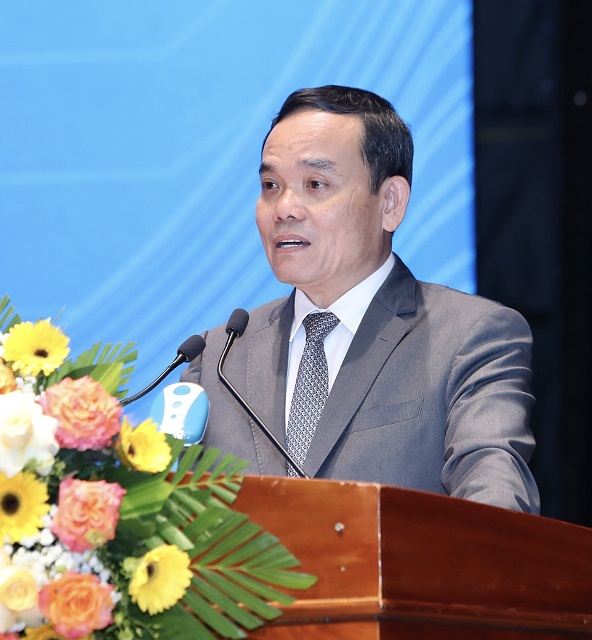 Phó thủ tướng Trần Lưu Quang phát biểu chỉ đạo Hội nghị.