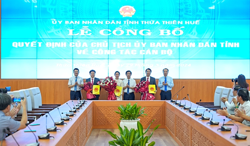 Thừa Thiên Huế- Nhiều cán bộ được bổ nhiệm