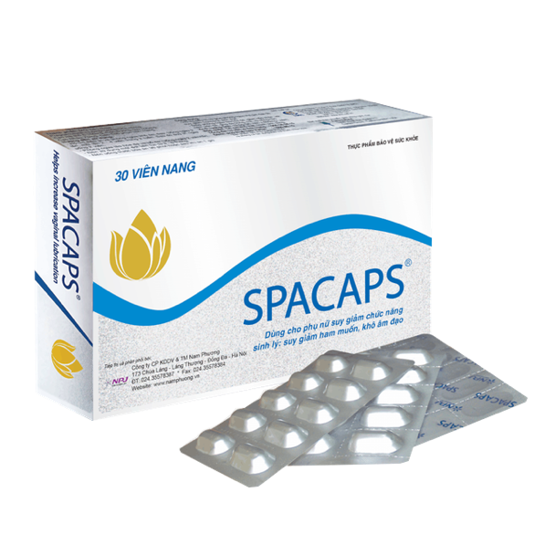 Spacaps giúp bổ huyết, tăng ham muốn cho chị em bền vững, hiệu quả, an toàn