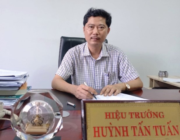 Ông Huỳnh Tấn Tuấn - Hiệu trưởng Trường Cao đẳng Y tế Quảng Nam.