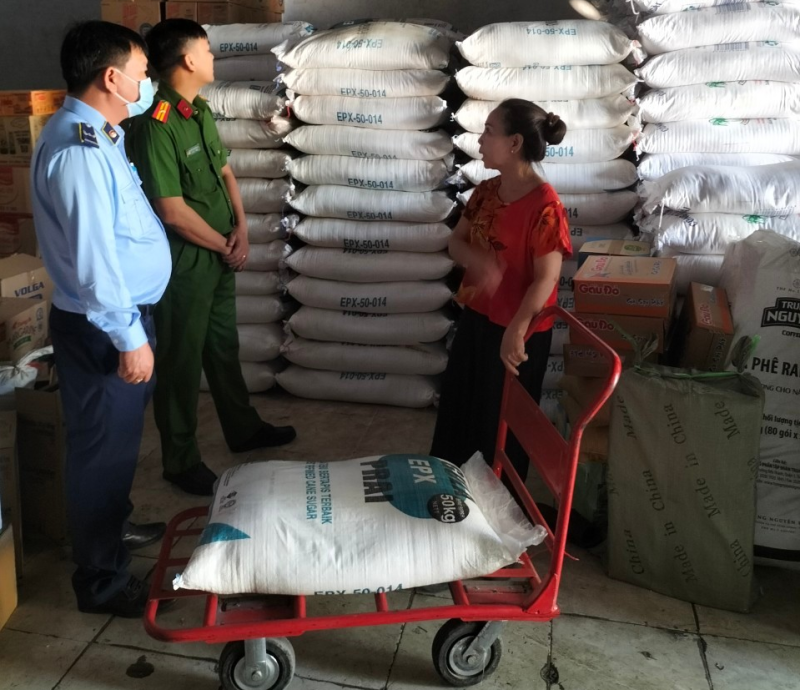 Kinh doanh đường cát nhập lậu, một cơ sở bị xử phạt 70 triệu đồng