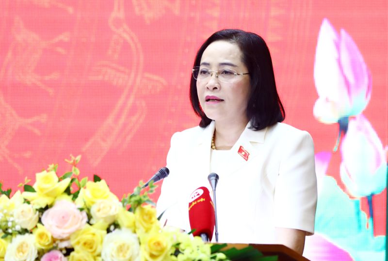 đồng chí: Nguyễn Thị Thanh, Ủy viên T. Ư Đảng, Ủy viên Ủy ban Thường vụ Quốc hội, Trưởng Ban Công tác đại biểu Quốc hội, Phó Trưởng Ban Tổ chức Trung ương phát biểu chỉ đạo tại hội nghị. đồng chí: Nguyễn Thị Thanh, Ủy viên T. Ư Đảng, Ủy viên Ủy ban Thường vụ Quốc hội, Trưởng Ban Công tác đại biểu Quốc hội, Phó Trưởng Ban Tổ chức Trung ương phát biểu chỉ đạo tại hội nghị.