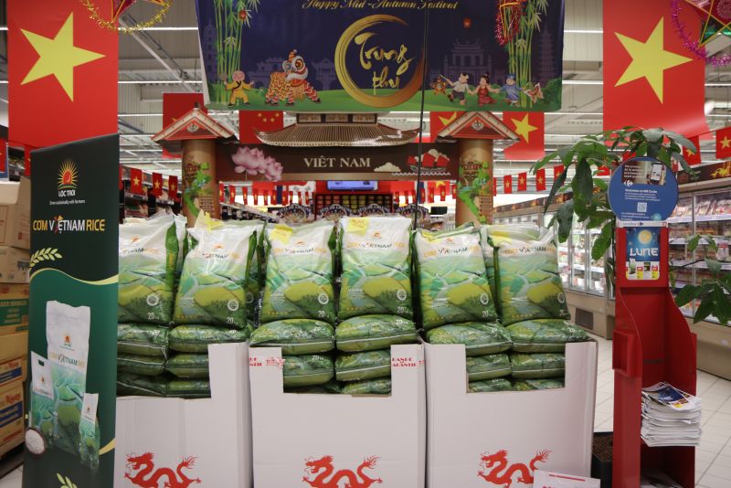 Cơm ViệtNam Rice tại hệ thống đại siêu thị Carrefour - Pháp