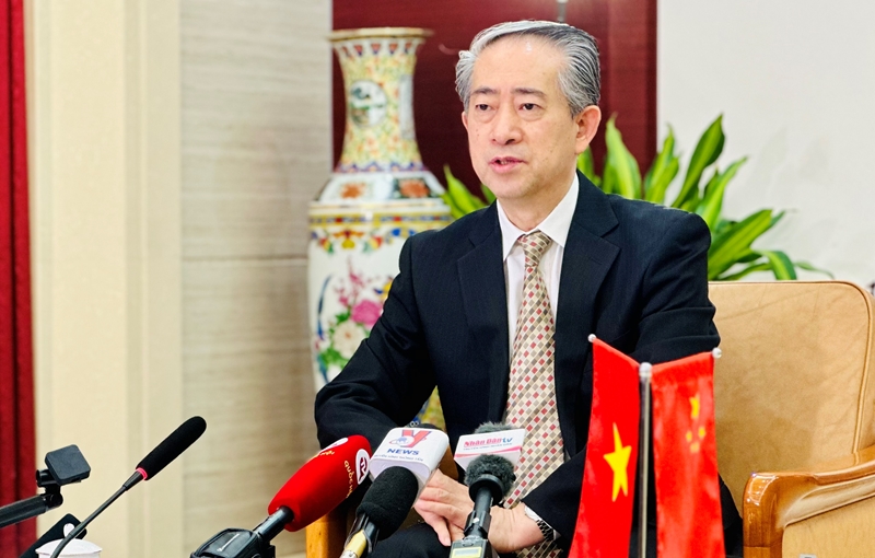 Đại sứ Trung Quốc tại Việt Nam Hùng Ba (Ảnh: HL)