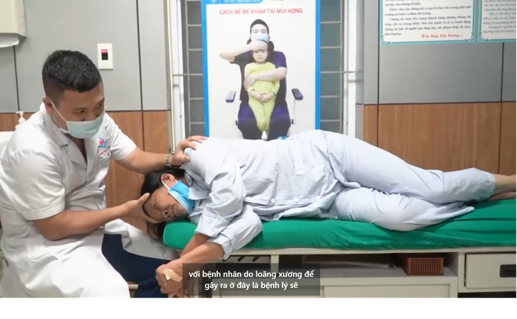 Nghiệm pháp Epley, chữa cơn chóng mặt kịch phát do tiền đình