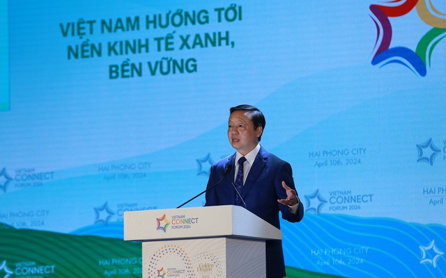 Phó Thủ tướng Trần Hồng Hà: Mỗi người dân, doanh nghiệp cũng có thể là hạt nhân trong chuyển đổi từ mô hình truyền thống sang kinh tế tuần hoàn, trên con đường phát triển bền vững - Ảnh: VGP/Minh Khôi