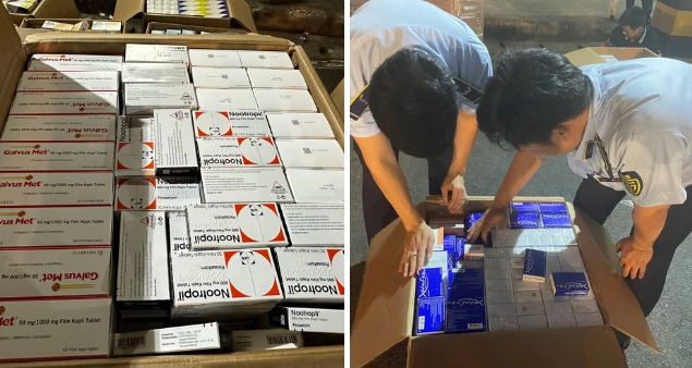 Tạm giữ lô tân dược trị giá 7 tỷ đồng tại sân bay Tân Sơn Nhất