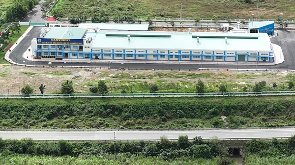Nhà máy Chế biến Nguyên liệu Yến sào Sanvinest tại cụm Công nghiệp Sông Cầu- Khánh Hòa