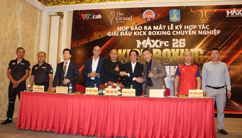 Ký kết tổ chức các giải Kickboxing chuyên nghiệp tại Bà Rịa – Vũng Tàu