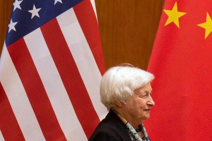 Bộ trưởng Tài chính Mỹ Janet Yellen nhận định, chưa rõ quan hệ Mỹ-Trung Quốc sẽ tiếp diễn thế nào? (Nguồn: Reuters)