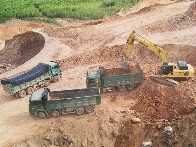 Hà Tĩnh cấp thêm 2 mỏ khoáng sản phục vụ dự án cao tốc Bắc - Nam nâng tổng số lên 13 mỏ khoáng sản đang được đưa vào khai thác.
