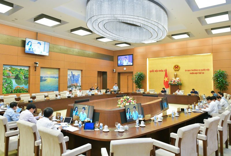 Ủy ban Thường vụ Quốc hội cho ý kiến về việc chuẩn bị Kỳ họp thứ 7 Quốc hội khóa XV - Ảnh: VGP/ĐH
