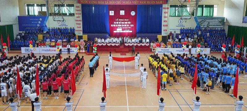 Khai mạc Đại hội Thể thao Sinh viên Đại học Đà Nẵng lần thứ XIII - năm 2024