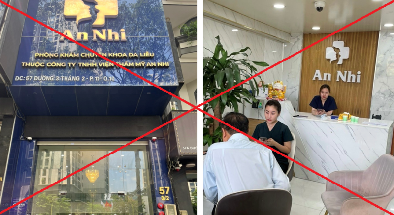Cơ sở thẩm mỹ ở TP. Hồ Chí Minh 3 lần “thay tên đổi họ” để né tránh xử phạt (Ảnh: Sở Y tế TP.Hồ Chí Minh)