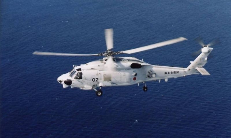 Một chiếc trực thăng SH-60K của Lực lượng Phòng vệ Biển Nhật Bản. Ảnh: MSDF