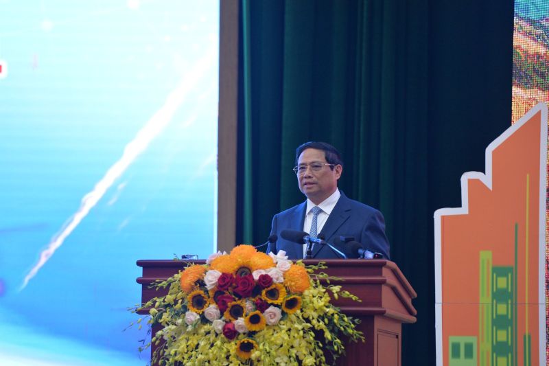 Thủ tướng Chính phủ Phạm Minh Chính phát biểu chỉ đạo tại hội nghị