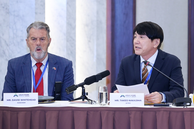 Ông Takeo Nakajima cho rằng để thu hút đầu tư trong lĩnh vực công nghệ cao, các nước cần tiếp tục hoàn thiện khung chính sách; xây dựng, hoàn thiện cơ sở hạ tầng đồng bộ... - Ảnh: VGP/Nhật Bắc