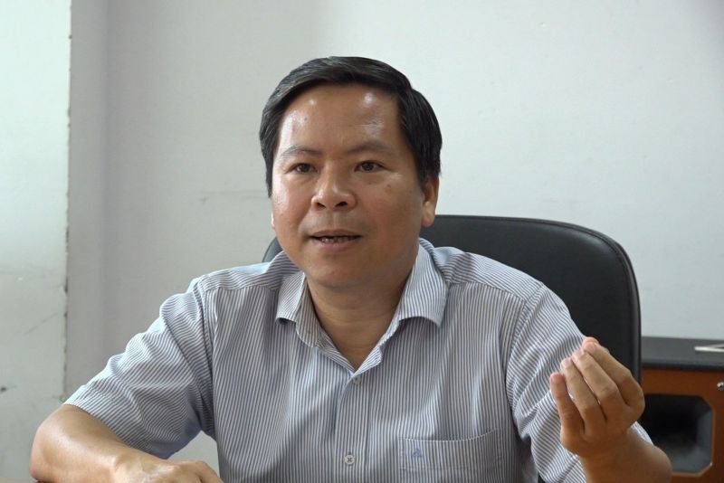 Ông Nguyễn Bình Phương - Giám đốc Kinh doanh Công ty Cổ phần Quản lý và Kinh doanh Chợ đầu mối nông sản Thủ Đức. Ảnh: Kim Cương