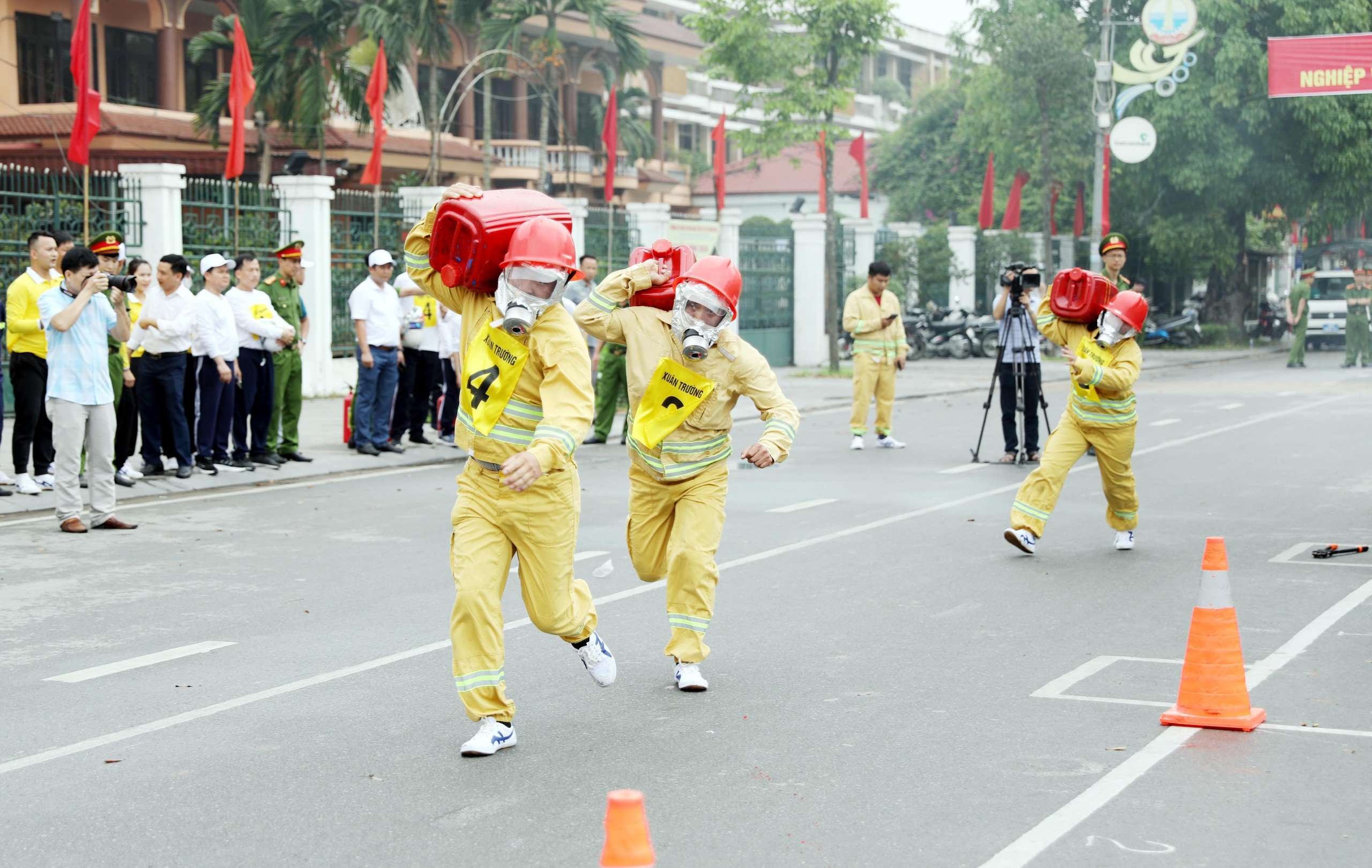 Nam Định tổ chức hội thi chữa cháy và cứu nạn, cứu hộ đối với “Tổ liên gia an toàn PCCC” năm 2024