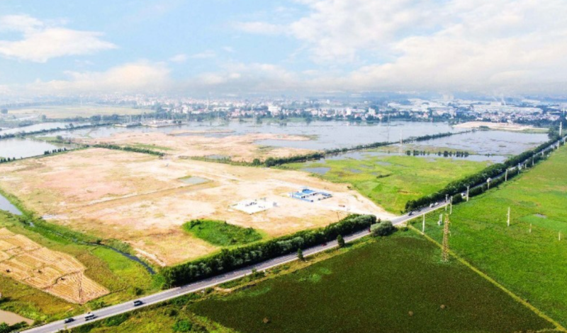 Khu công nghiệp Nam Bình Xuyên đã giải phóng mặt bằng được gần 72ha.
