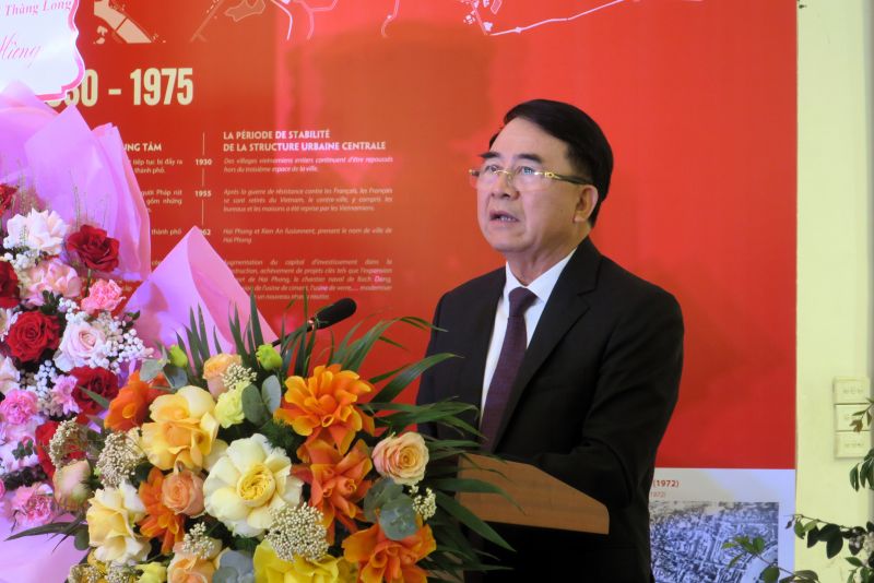 Phó Chủ tịch UBND TP. Hải Phòng Lê Khắc Nam phát biểu tại buổi lễ