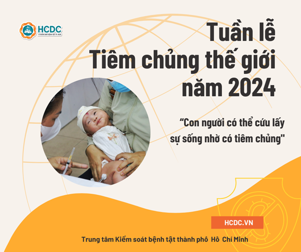 TP. Hồ Chí Minh hưởng ứng Tuần lễ Tiêm chủng thế giới năm 2024
