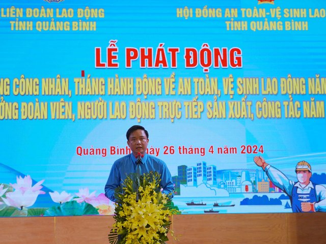 Phạm Tiến Nam, Chủ tịch LĐLĐ tỉnh phát động Tháng Công nhân