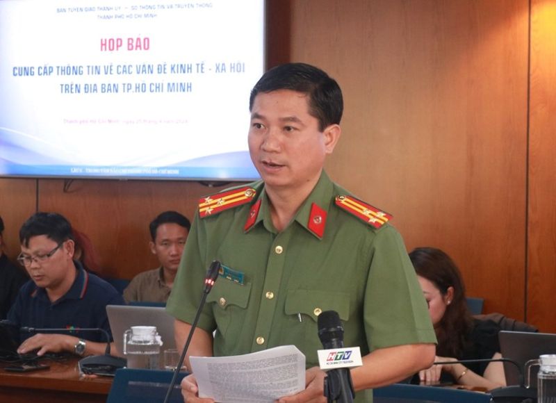 Thượng tá Lê Mạnh Hà - Phó trưởng phòng Tham mưu, Công an TP. Hồ Chí Minh