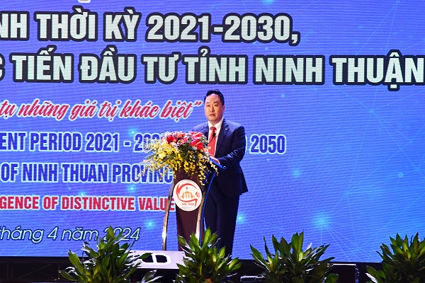 Ông Hong Sun- Chủ tịch Hiệp hội doanh nghiệp Hàn Quốc tại Việt Nam KOCHAM phát biểu