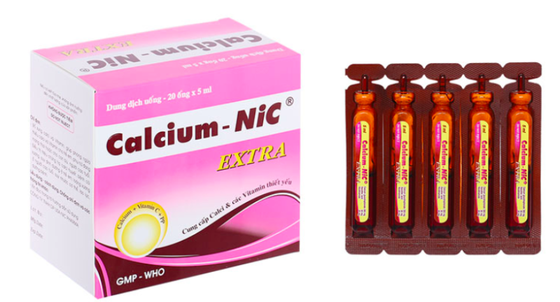 Thu hồi lô dung dịch uống Calcium-Nic extra vi phạm chất lượng