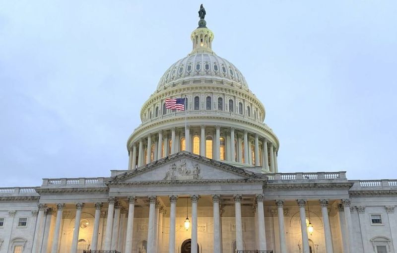Trụ sở Quốc hội Mỹ trên Đồi Capitol ở thủ đô Washington. (Nguồn: TASS)