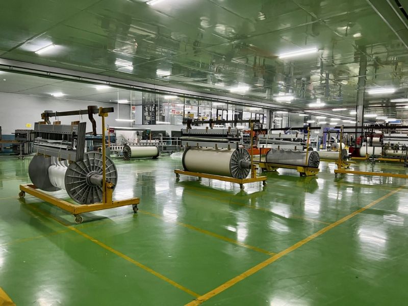 Một nhà máy dệt với công nghệ hiện đại trong khu công nghiệp Bảo Minh.