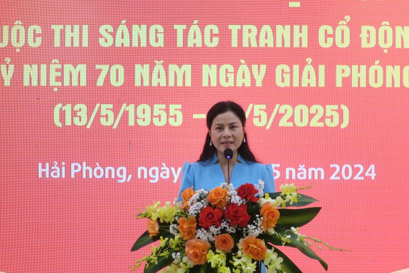 Phát động Cuộc thi Sáng tác tranh cổ động hướng tới Kỷ niệm 70 năm Ngày Giải phóng Hải Phòng