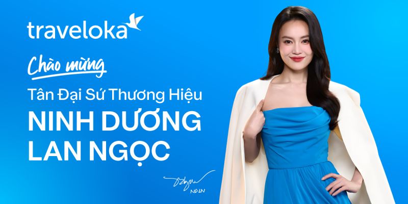 Traveloka vừa bổ nhiệm diễn viên Ninh Dương Lan Ngọc làm Đại sứ thương hiệu mới tại Việt Nam
