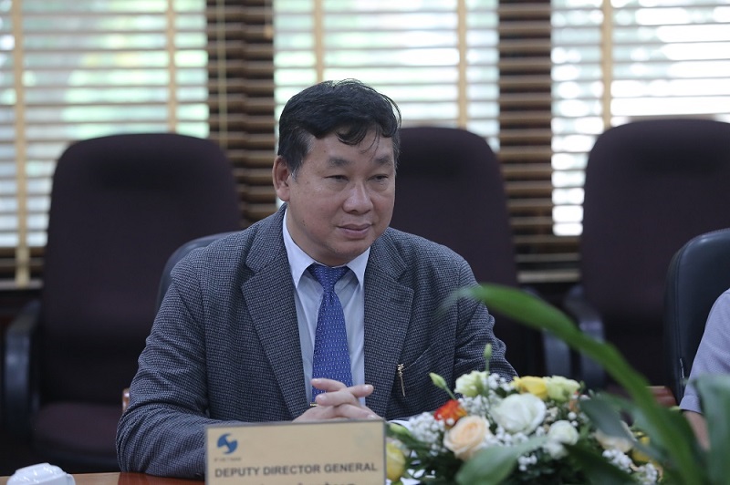 Phó Cục trưởng Cục Sở hữu trí tuệ Trần Lê Hồng phát biểu tại buổi Lễ