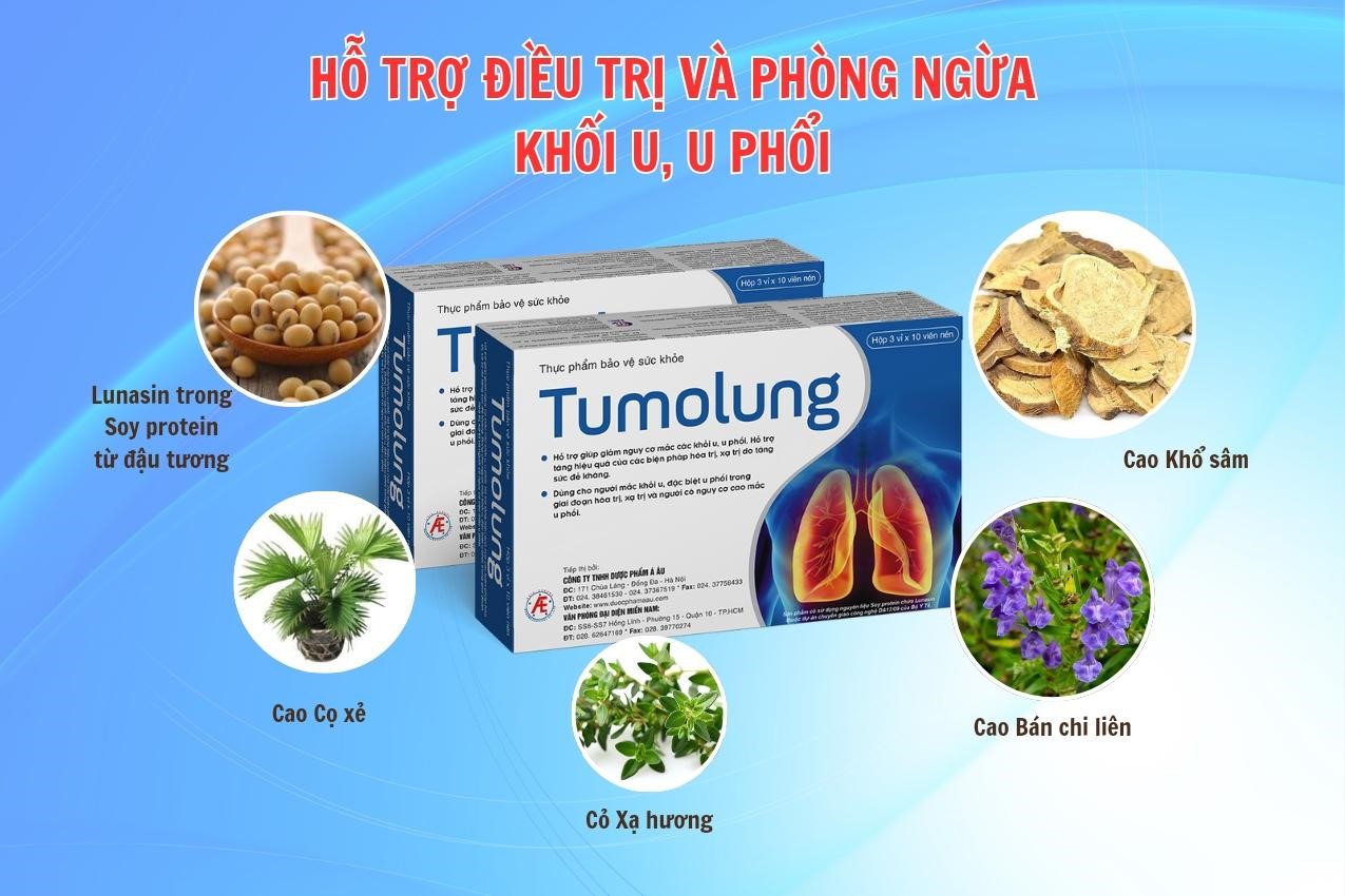 Tumolung - Hỗ trợ điều trị và phòng ngừa khối u, u phổi