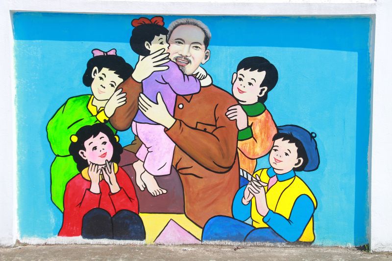 Con đường bích họa tuyệt đẹp ở xã nông thôn mới kiểu mẫu