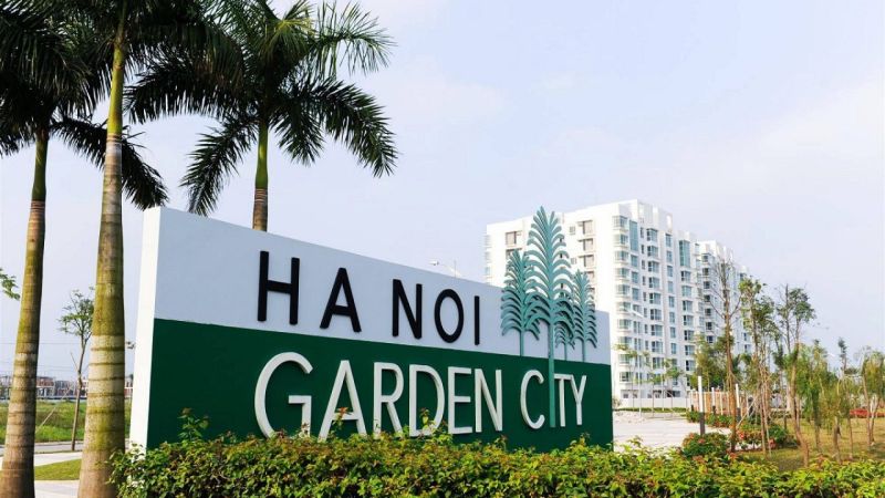 Dự án khu đô thị mới Hanoi Garden City (Thạch Bàn – Hà Nội). Ảnh: KT