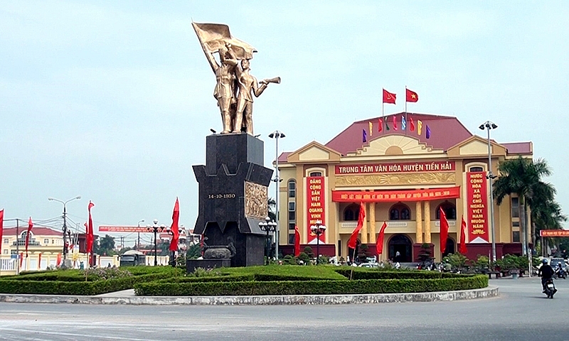 Trung tâm Thị trấn Tiền Hải huyện Tiền Hải tỉnh Thái Bình ngày nay