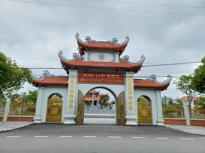 Khu lưu niệm Chủ tịch Hồ Chí Minh tại xã Nam Cường, huyện Tiền Hải