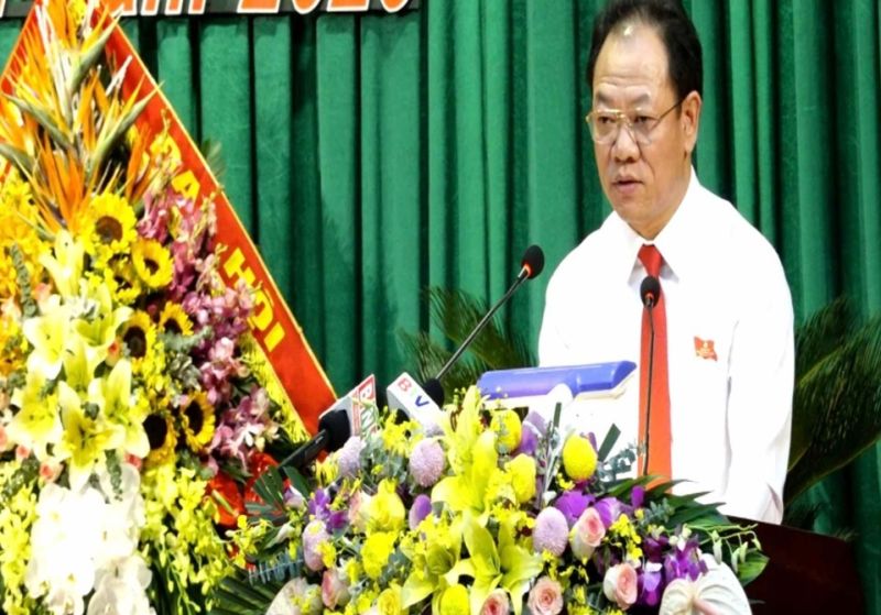 Chủ tịch UBND huyện Gia Bình Đặng Đình Mạch.
