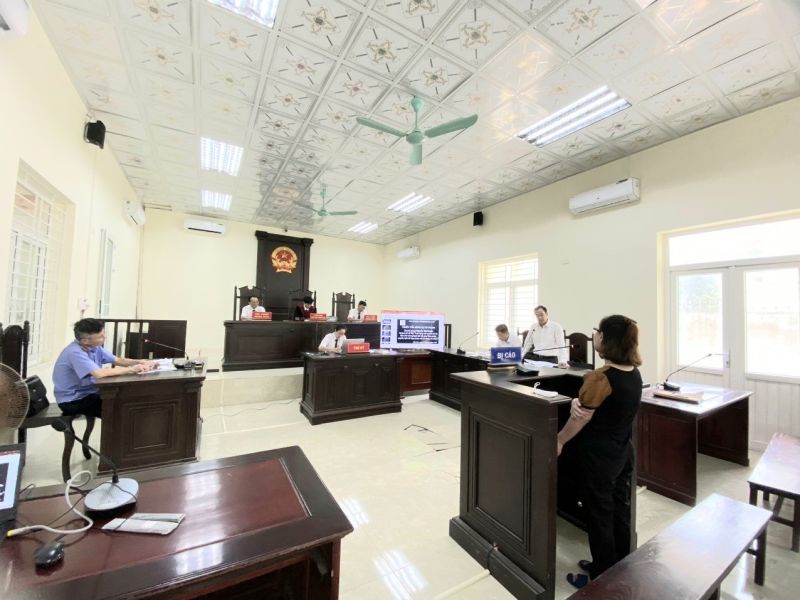 Tại phiên tòa, bị cáo Nguyễn Thị Xuyến đã thành khẩn khai nhận hành vi phạm tội của mình.