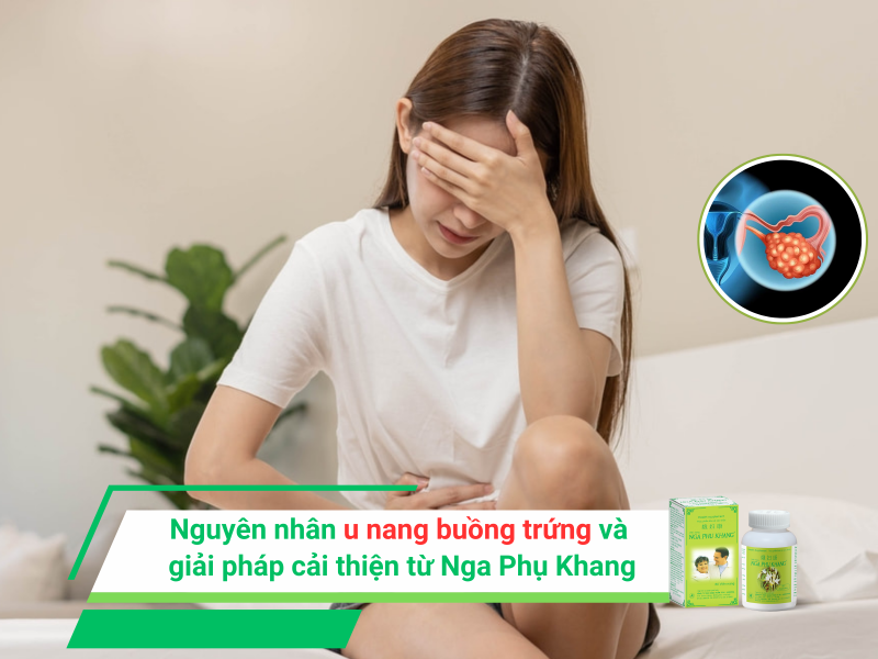 Nguyên nhân u nang buồng trứng và giải pháp cải thiện từ Nga Phụ Khang
