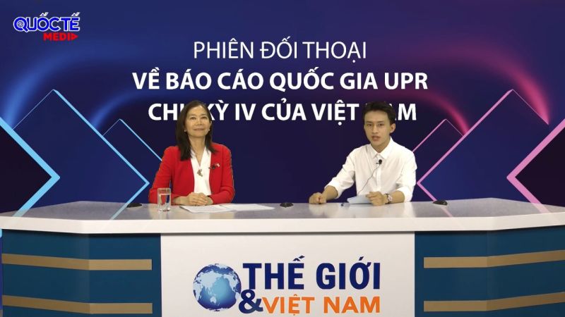 Điều phối viên thường trú của Liên hợp quốc tại Việt Nam Pauline Tamesis chia sẻ về những nỗ lực nghiêm túc, cởi mở của Việt Nam qua các chu kỳ UPR. (Ảnh: Tuấn Việt)