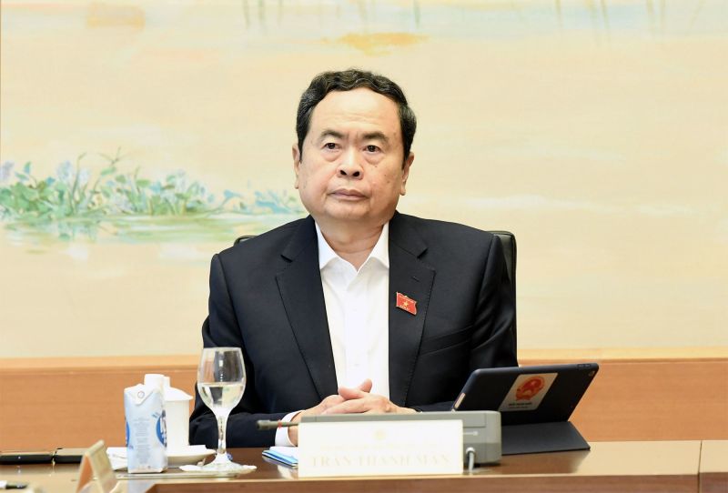 Chủ tịch Quốc hội Trần Thanh Mẫn: Cần quan tâm đến tính bền vững cho các động lực tăng trưởng - Ảnh: ĐBND